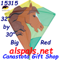 15315   Big Red Horse: Diamond 30" Kites by Premier (15315)