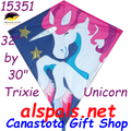 15351   Unicorn Trixie: Diamond 30" Kites by Premier (15351)