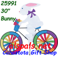 25991 Bunny 30"   Bicycle Spinners (25991)