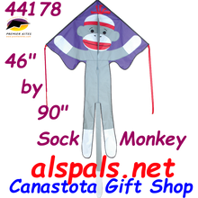 44178  Monkey ( Sock ): Large Easy Flyer Kites by Premier (44178)