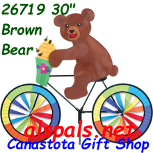 26719  Brown Bear 30"   Bicycle Spinners (26719)