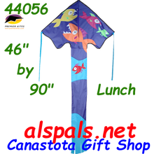 44056  Fish ( Lunch ): Large Easy Flyer Kites by Premier (44056)