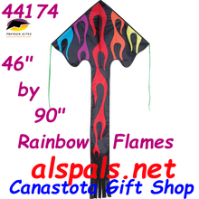 44174  Rainbow Flames: Large Easy Flyer Kites by Premier (44174)