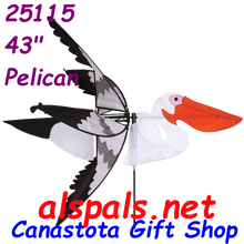 25115  Flying Pelican (Flying) 43"    Bird Spinners (25115)