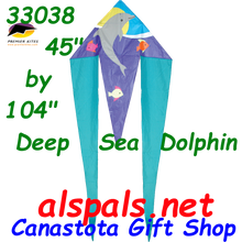 33038   ( Deep Sea ): Delta Flo-Tail 45" Kites by Premier (33038)