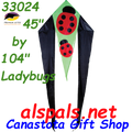 33024  Ladybug: Delta Flo-Tail 45" Kites by Premier (33024)