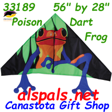 33189  Frog ( Poison Dart ): Delta 56"  Kites by Premier