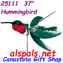 25111  Hummingbird 37" (Ruby Throated)    Bird Spinners (25111)