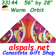 33144  Orbit ( Warm ): Delta 56"  Kites by Premier (33144)