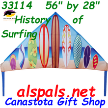 33114  History of Surfing: Delta 56"  Kites by Premier (33114)