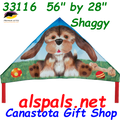 Dog ( Shaggy ): Delta 56"  Kites by Premier (33116)