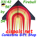 33142   Fire Ball: Delta Streamer 56" Kites by Premier (33142)