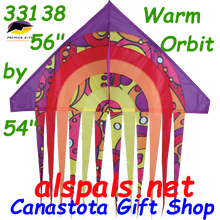 33138  Orbit Warm: Delta Streamer 56" Kites by Premier (33138)