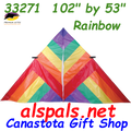33271  Rainbow: Delta 9 ft Kites by Premier : Delta 9 ft (33271)
