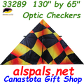 33289  Optic Checkers: Delta 11 ft Kites by Premier (33289)