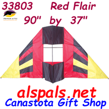 33803  Red Flair: Delta Box 7.5 ft Kites by Premier (33803)