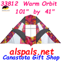 33812  Warm Orbit: Delta Box 8.5 ft Kites by Premier (33812)