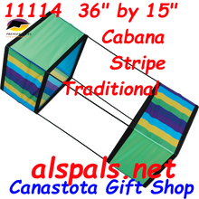 11114  Cabana Stripe : Box 36" (11114) Kite
