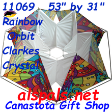 11069  Orbit ( Rainbow ) :Clarke's Crystal Box (11069) Kite