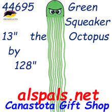 44695  Neon Green: Squeaker the Octopus Kite Premier (44695)