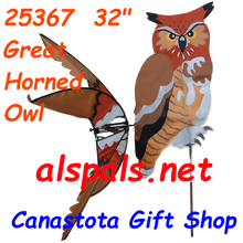 25367  Owl (Great Horned)   Bird Spinners (25367)