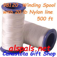 98120  20 lb Nylon Test line 500 ft. : Winding Spool (98120)