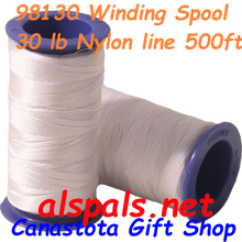 98130 30 lb Nylon Test line 500 ft. : Winding Spool (98130)