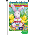 Bunny & Friends: Garden Flag