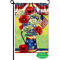 Patriotic Bouquet : Garden Flag