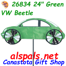 26834  24" Green VW Beetle: Vehicle Spinners (26834)