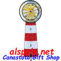 Red & White Lighthouse Spinner (22363)