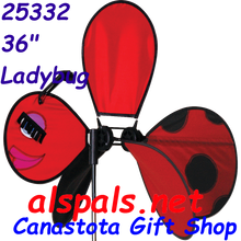 25332  Ladybug 36"    Bug Spinners (25332)