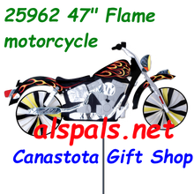 25962 Motorcycle Spinners 47" Motorcycles Flame (25962)