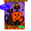 Three Black Cats  : Illuminated
