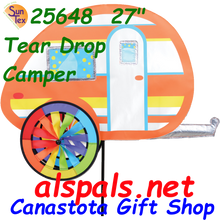 25648 Teardrop Camper: Vehicle Spinners (25648)