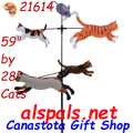 21614  CAT : CAROUSEL SPINNERS (21614)