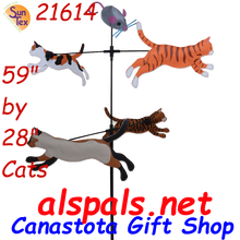 21614  CAT : CAROUSEL SPINNERS (21614)
