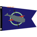 Nantucket Whale 5 Colors  Seafarer Flag