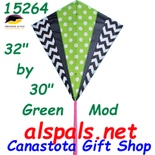 15264  Green Mod: Diamond 30" Kites by Premier (15264)