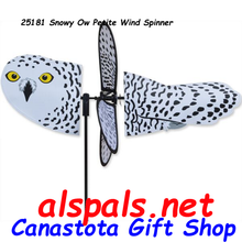 25181 Snowy Owl 19.5": Petite Wind Spinner (25181)