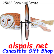 25182 Barn Owl 19.5": Petite Wind Spinner (25182)