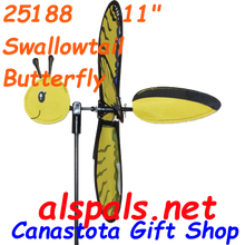 25188  SwallowTail Butterfly 11.5"   Petite Wind Spinner (25188)