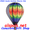 25893 Double Chevron Rainbow 26" Hot Air Balloons (25893)