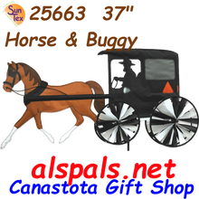 25663  Horse & Buggy 36": Vehicle Spinners (25663)