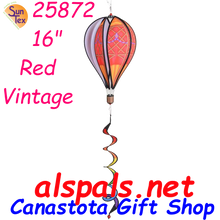 25872  Red Vintage : 16 in Hot Air Balloon (25872)