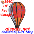 26401 Red Vintage 18" Hot Air Balloons (26401)