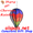 26404  Chevron Rainbow 18" Hot Air Balloons (26404)
