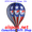25744 Patriotic Vintage 22" Hot Air Balloons (25744)