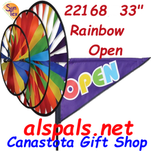 22168 Open Rainbow Triple Spinners (22168)
