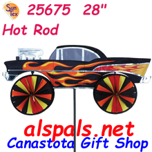 25675  Hot Rod 28": Vehicle Spinners (25675)